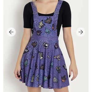 Blackmilk x Pokémon Ghost Type Apron Dress - Purple